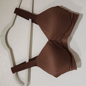 SPANX Smooth Bra-llelujah! Lightly Lined Bralette Wireless Chestnut Brown size L